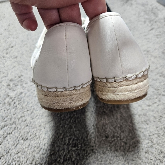 Nine West Gigantico White Star Platform Espadrilles Size 10.5M - Picture 5 of 8